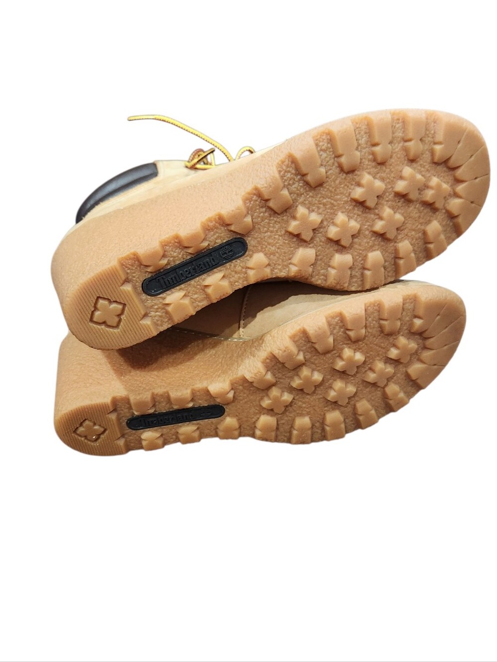 Timberland Glancy Wedge Lace Up Boot Wheat Nubuck Size 9 - Picture 6 of 8